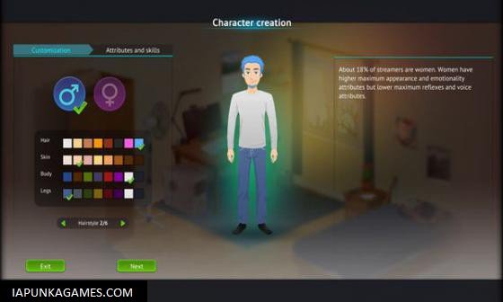 Streamer's Life Screenshot 1, Full Version, PC Game, Download Free